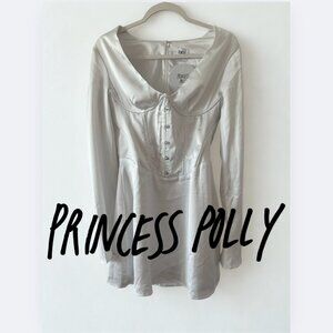 🤍 Princess Polly Gael Satin Corset Mini Dress | Size 8 🤍